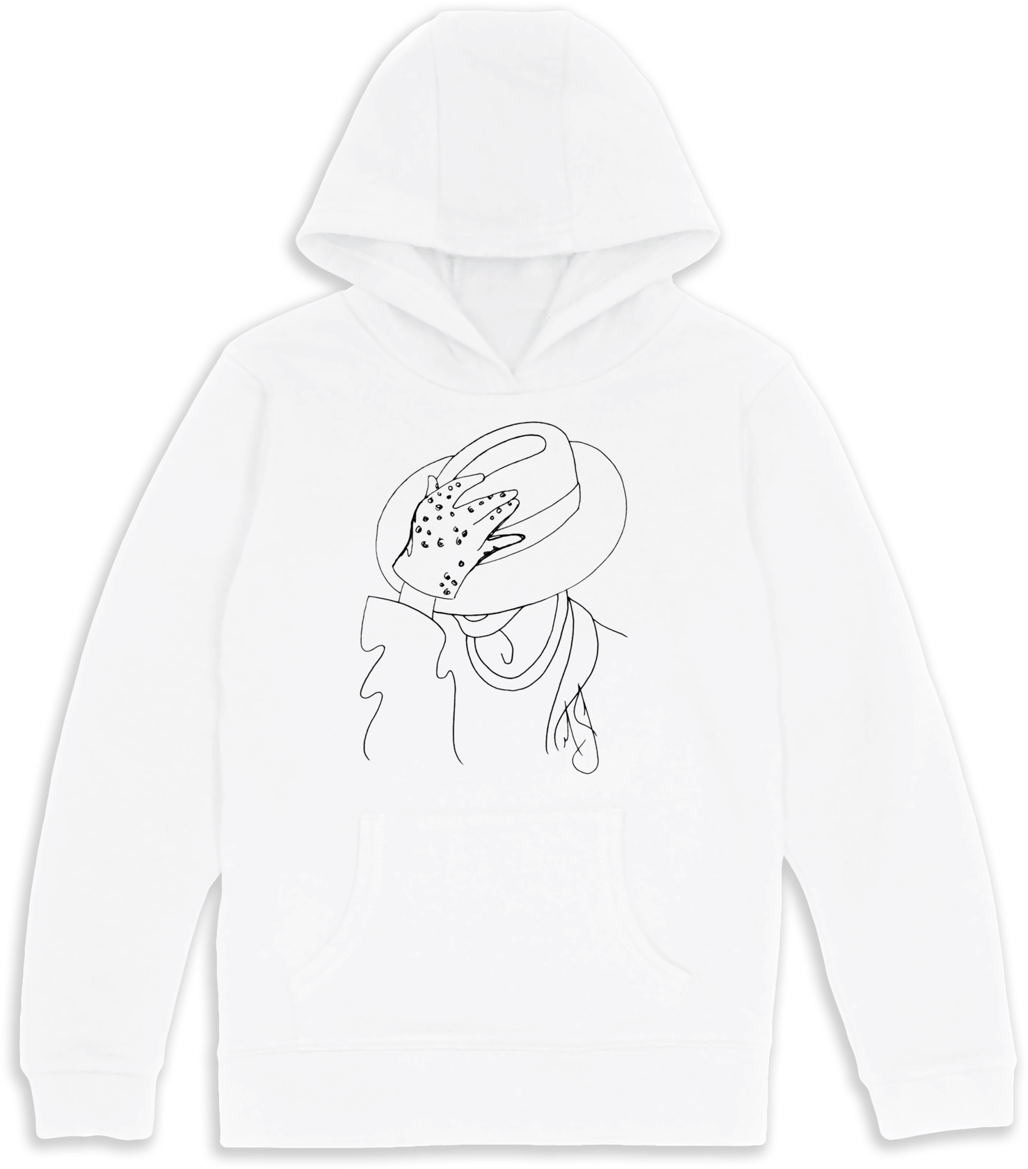 Michael Jackson Inspired Hoodie Design PNG