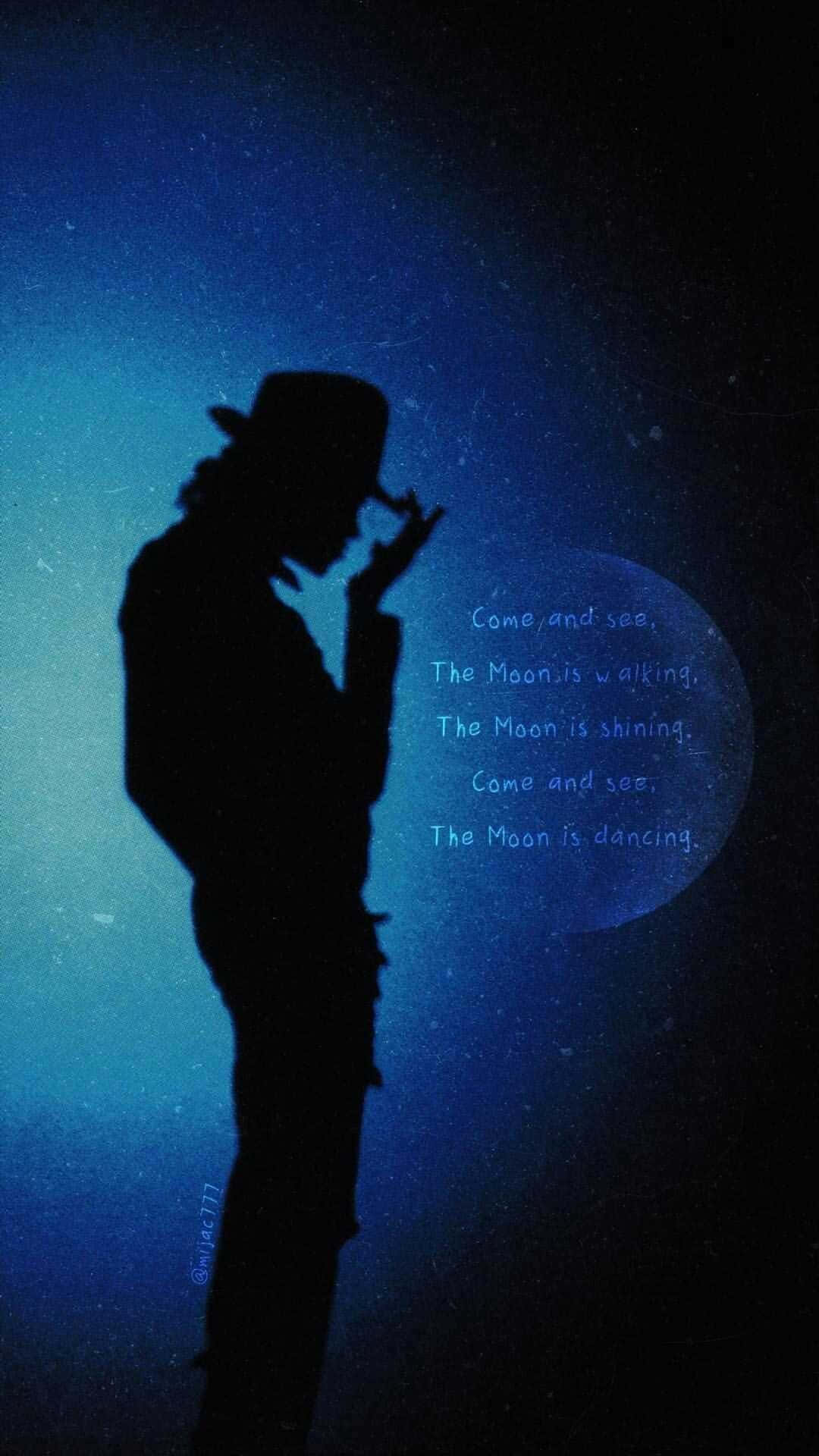 Wallpaperkungen Av Pop Lever Vidare Med Michael Jackson-telefonbakgrunden. Wallpaper