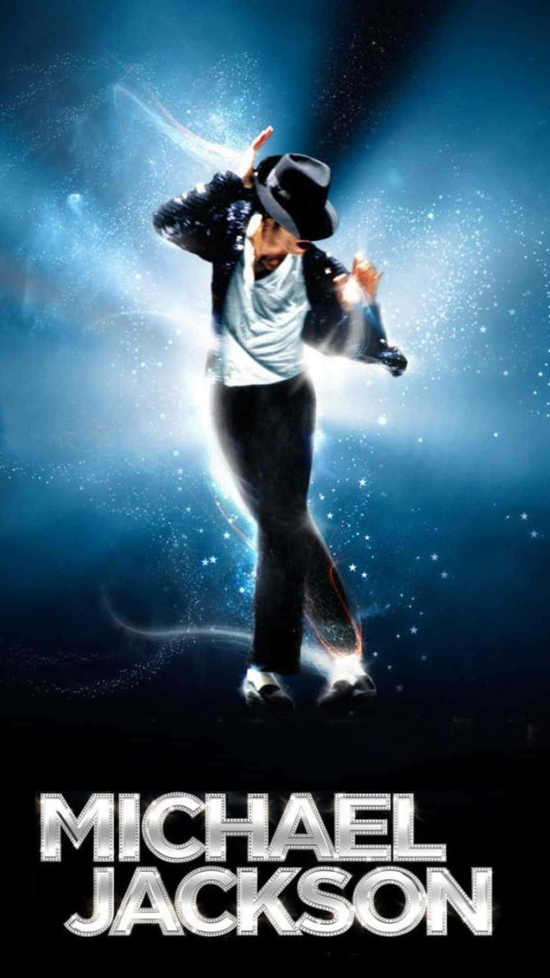 Imagende Michael Jackson Bailando Al Ritmo De Su Música. Fondo de pantalla