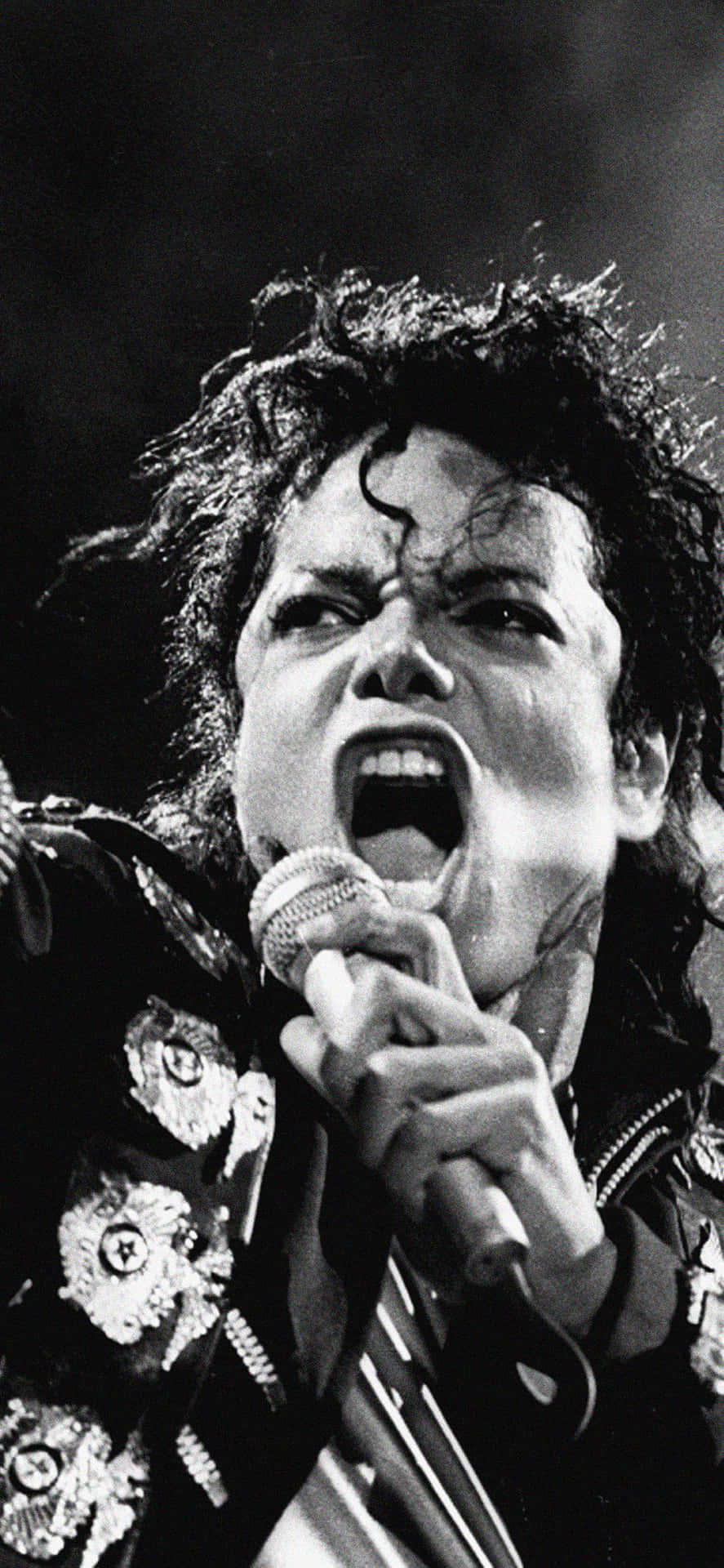 Legendarisk Michael Jackson på iPhone – Dans ind i grooven af musik. Wallpaper