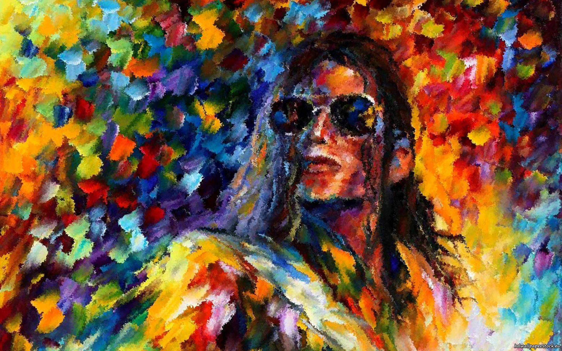A portrait of musical legend Michael Jackson Wallpaper