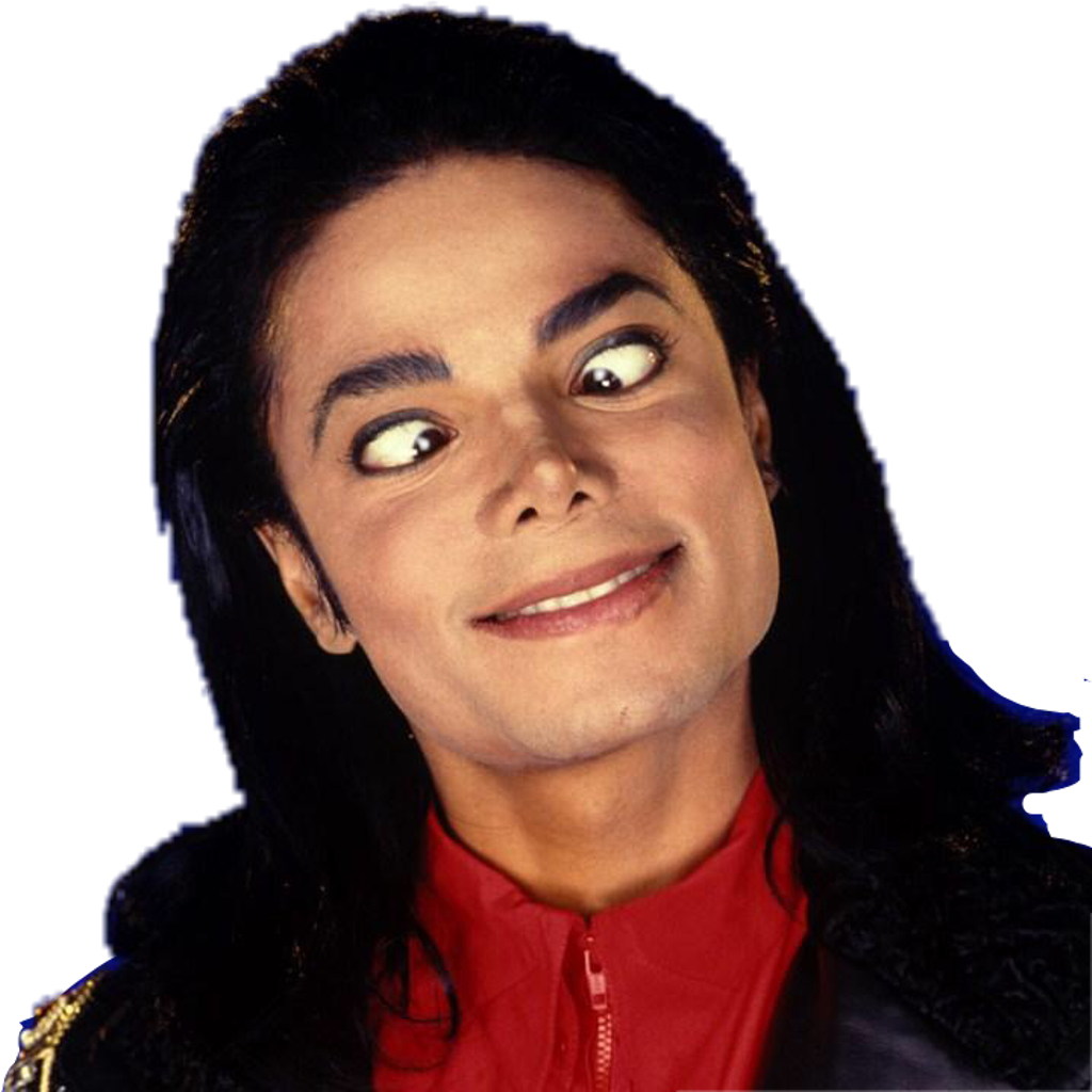 Michael Jackson Smiling Portrait PNG