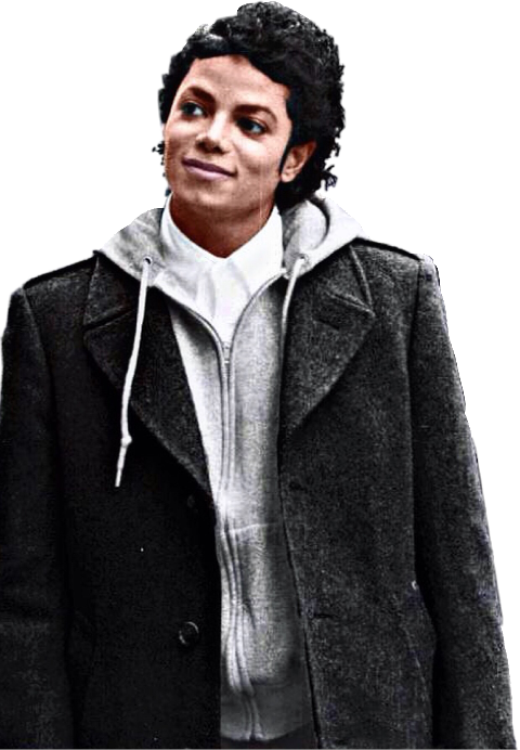 Michael Jackson Smilingin Coat PNG