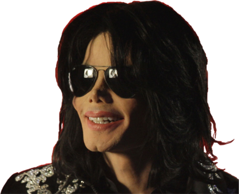 Michael Jackson Smilingwith Sunglasses PNG