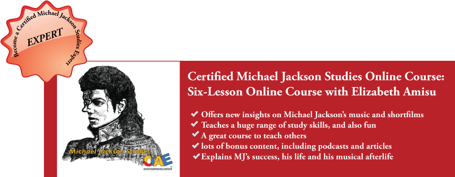 Michael Jackson Studies Online Course Ad PNG