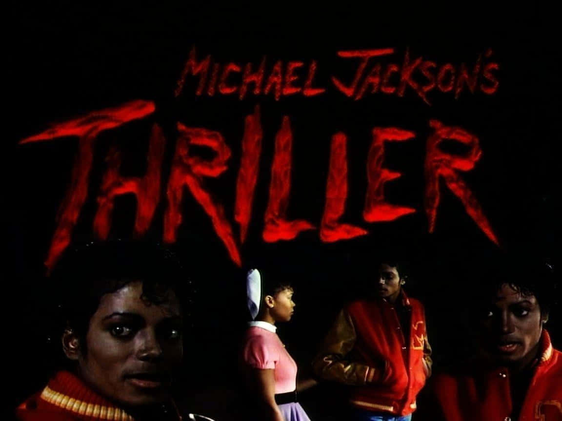 Ikoniske Michael Jackson Thriller Bevæger sig Wallpaper