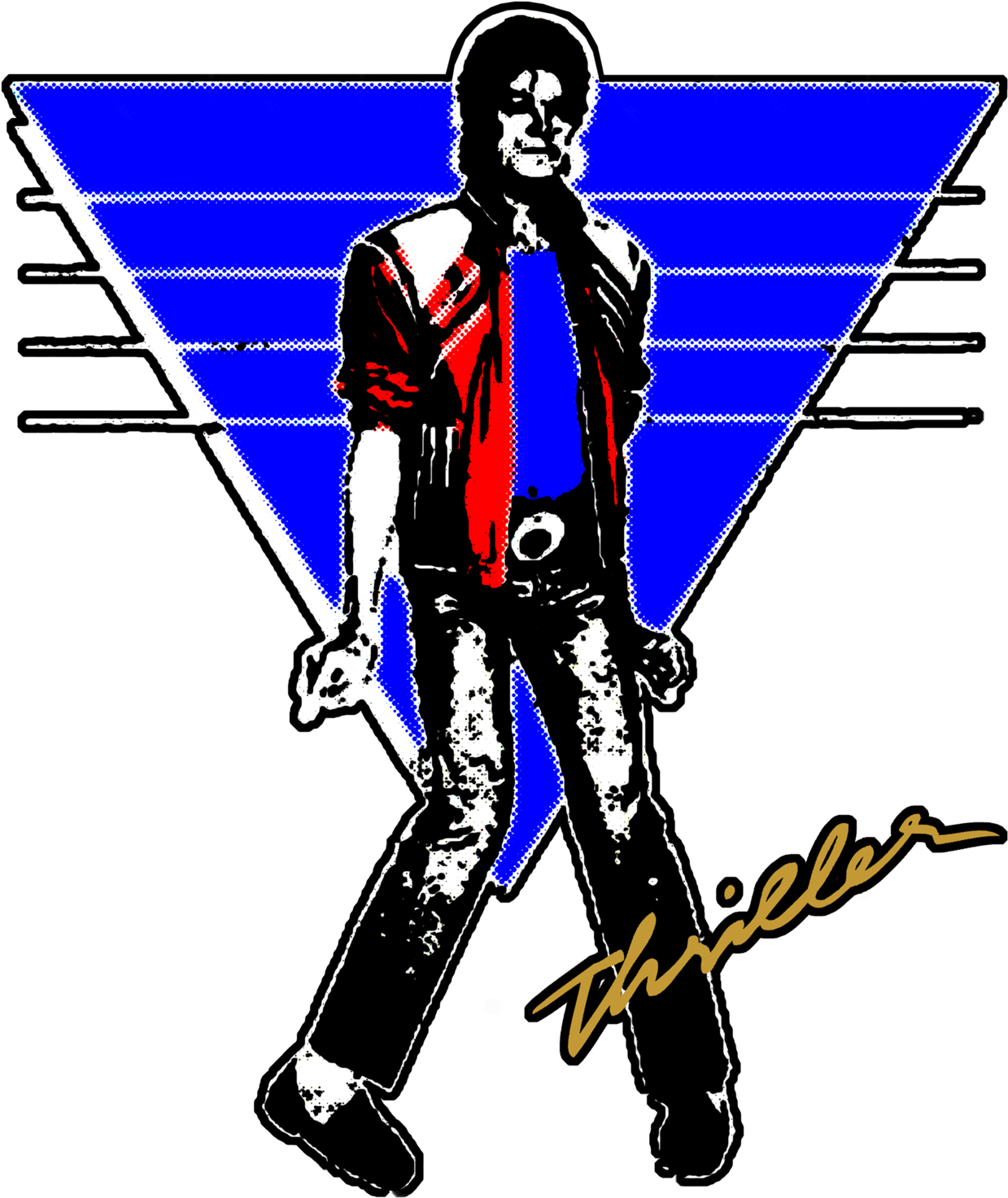 Michael Jackson Thriller Pose PNG