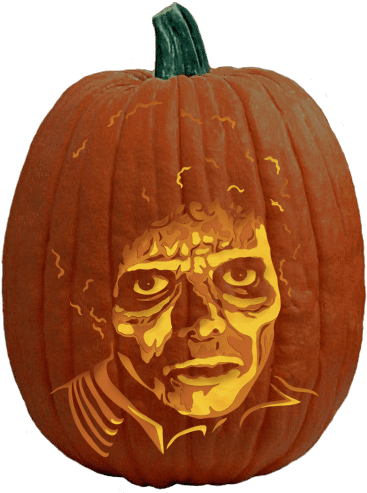 Michael Jackson Thriller Pumpkin Carving PNG