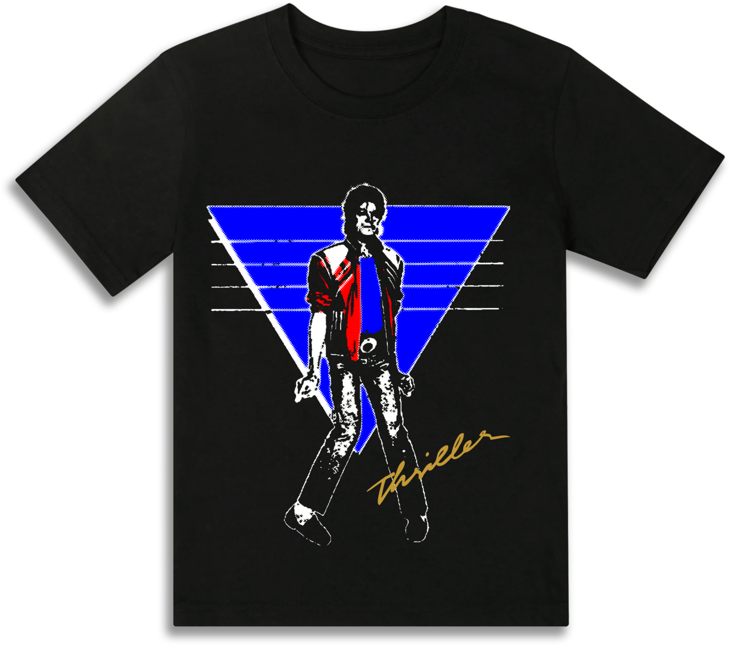 Michael Jackson Thriller T Shirt Design PNG