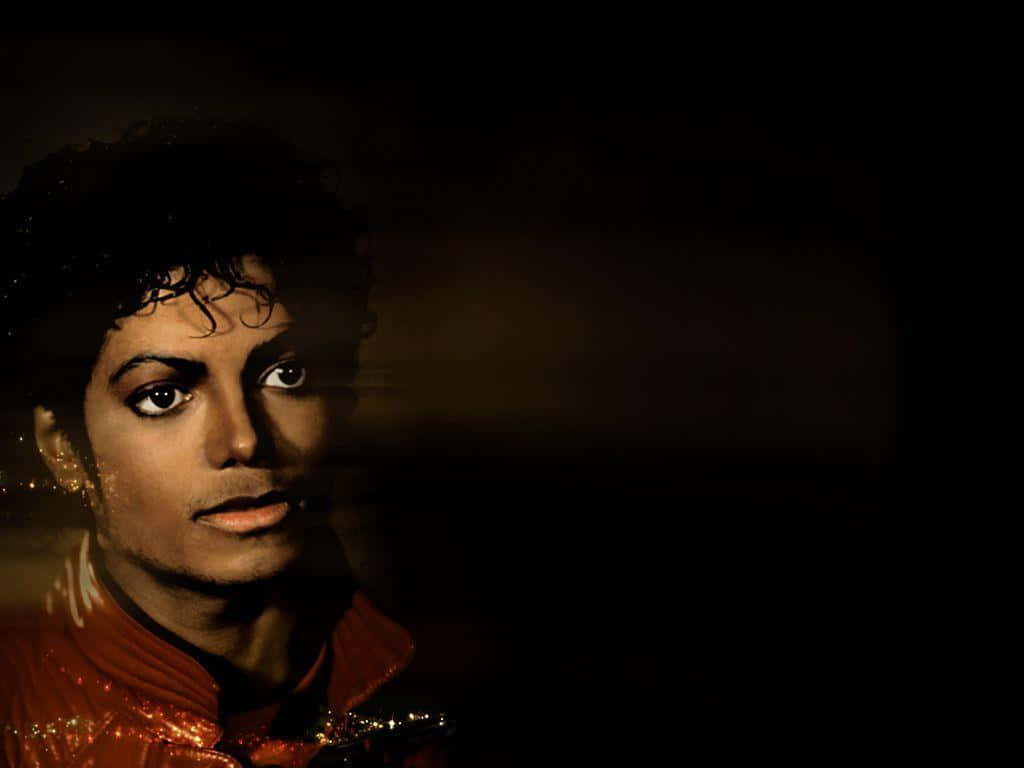 Michael Jackson at the peak of fame in the early 1980s with his hit single Thriller Wallpaper