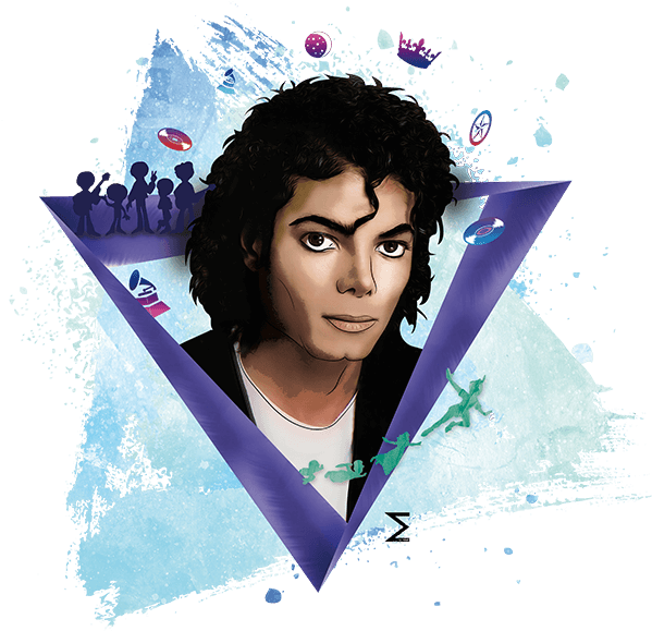 Michael Jackson Tribute Artwork PNG