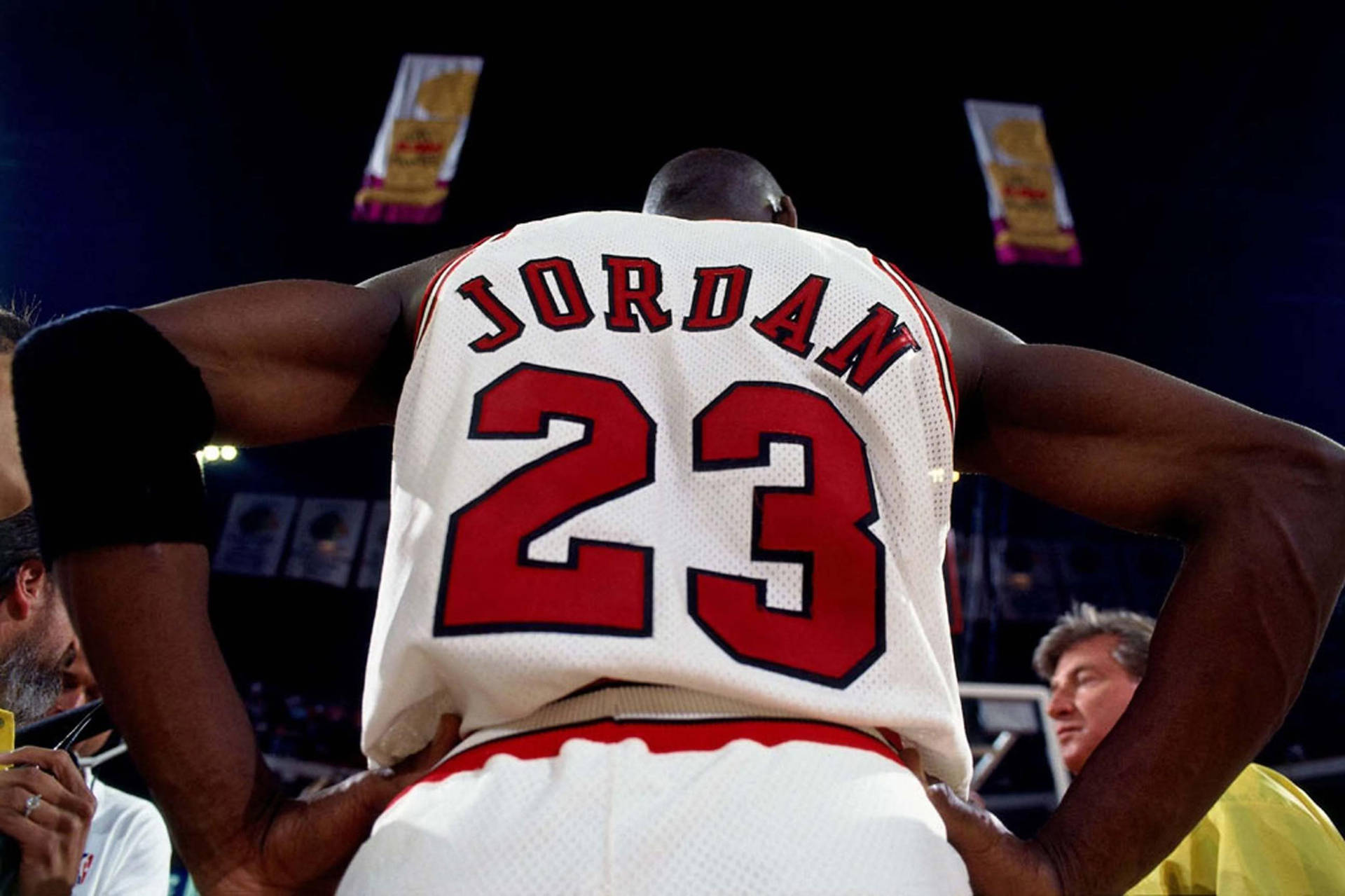 Michael Jordan Back View