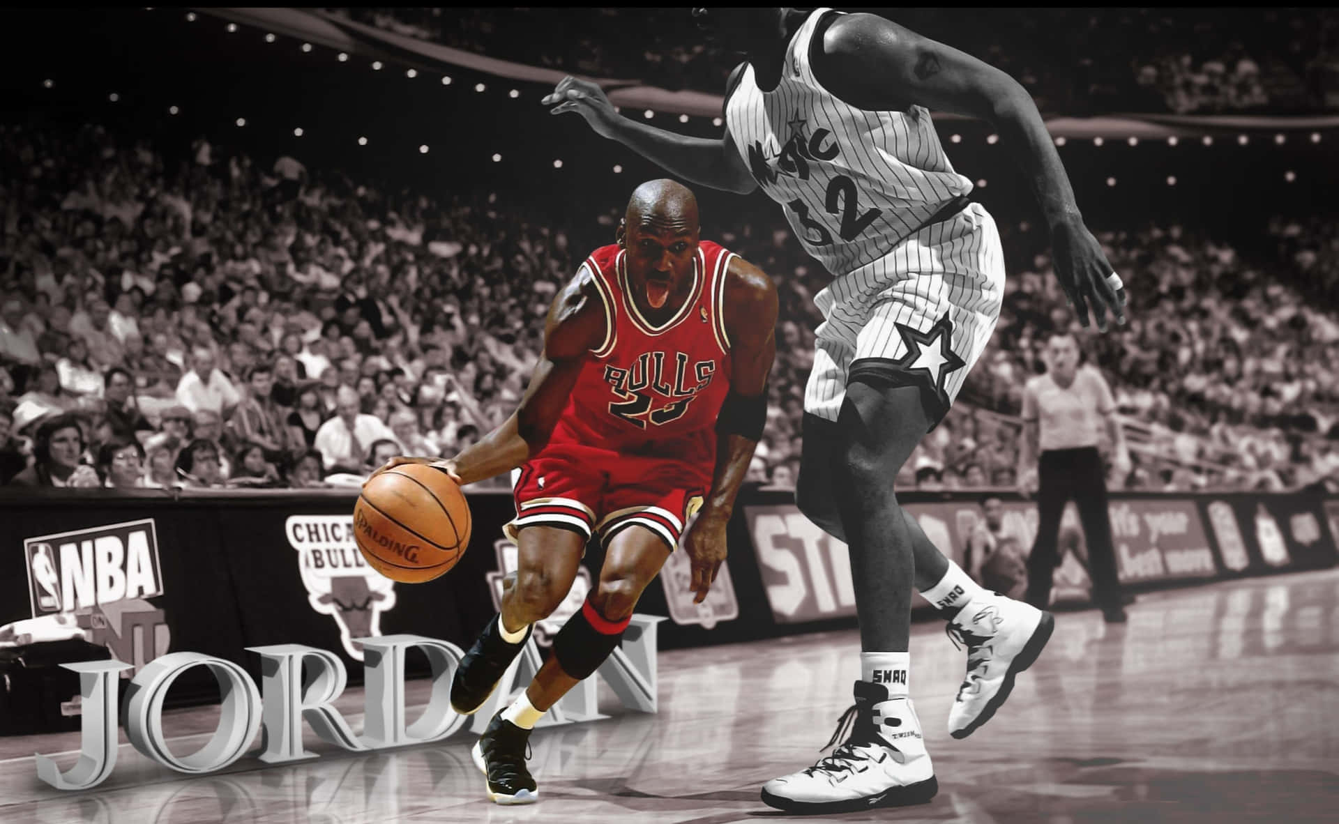 Legendarisknba Basketballspiller Michael Jordan.