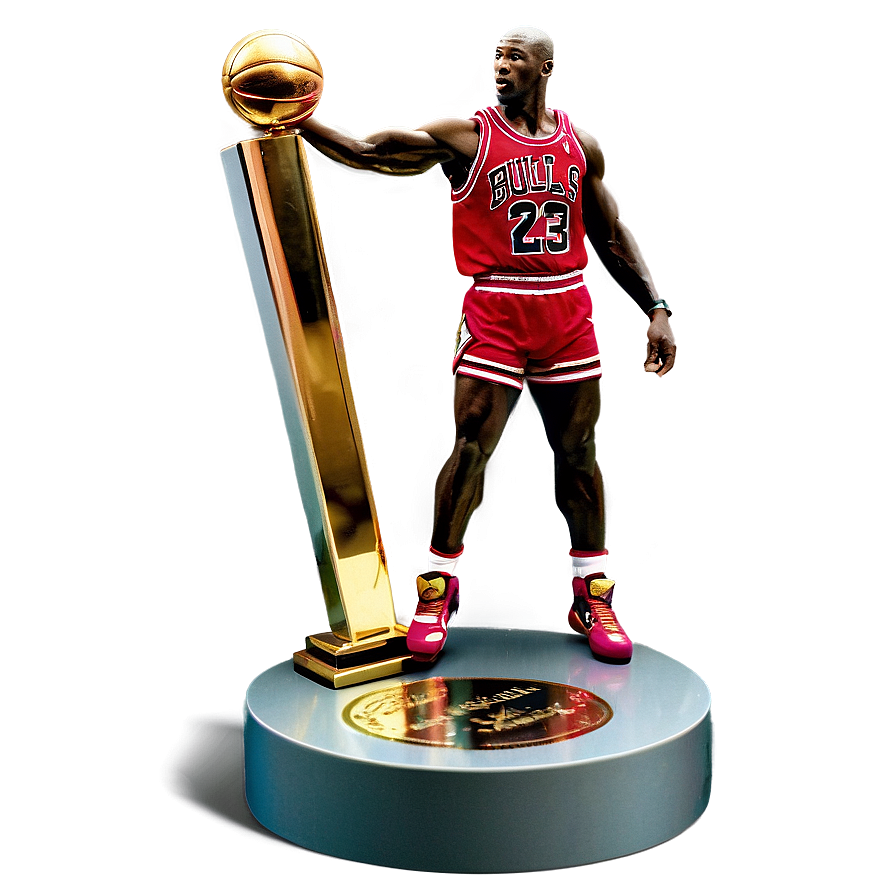 Michael Jordan Championship Trophy Png 05212024 PNG