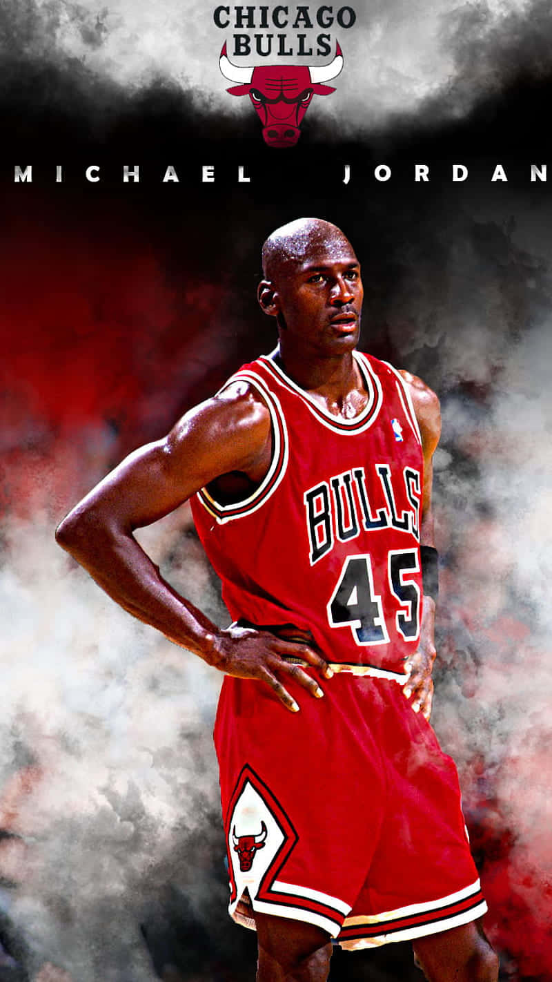 Michael Jordan Chicago Bulls45 Wallpaper