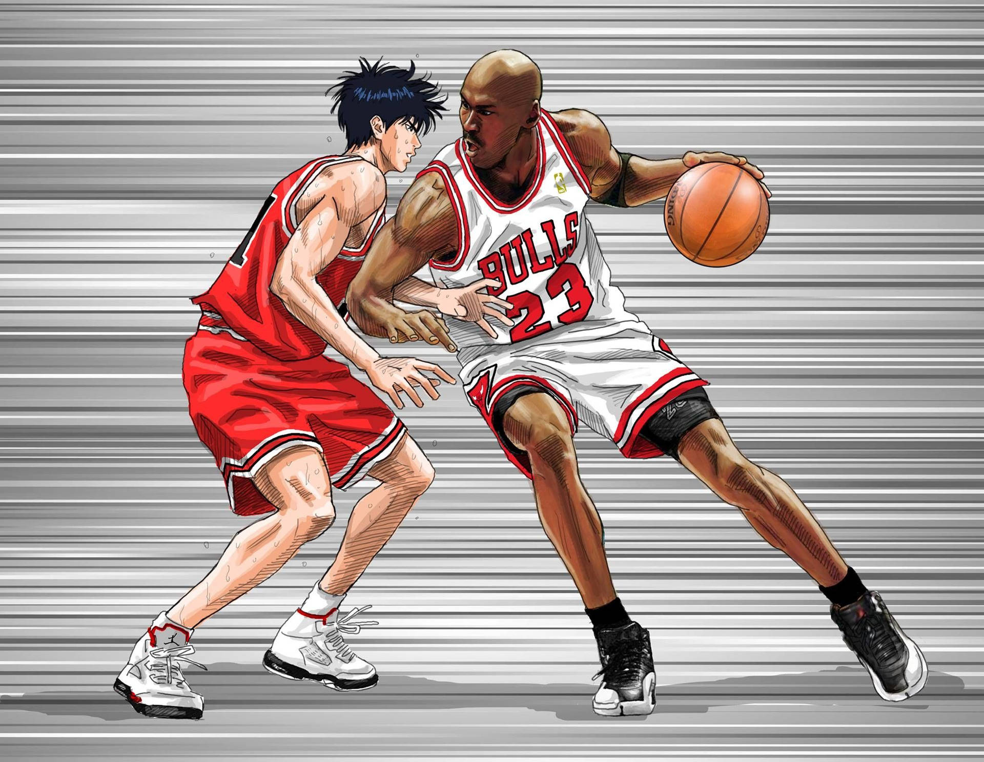 Michael Jordan Dunk Artwork