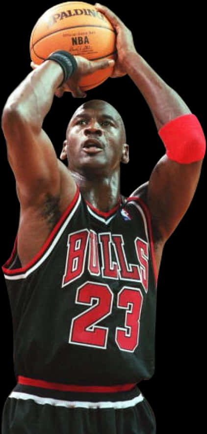 Michael Jordan Free Throw Pose PNG
