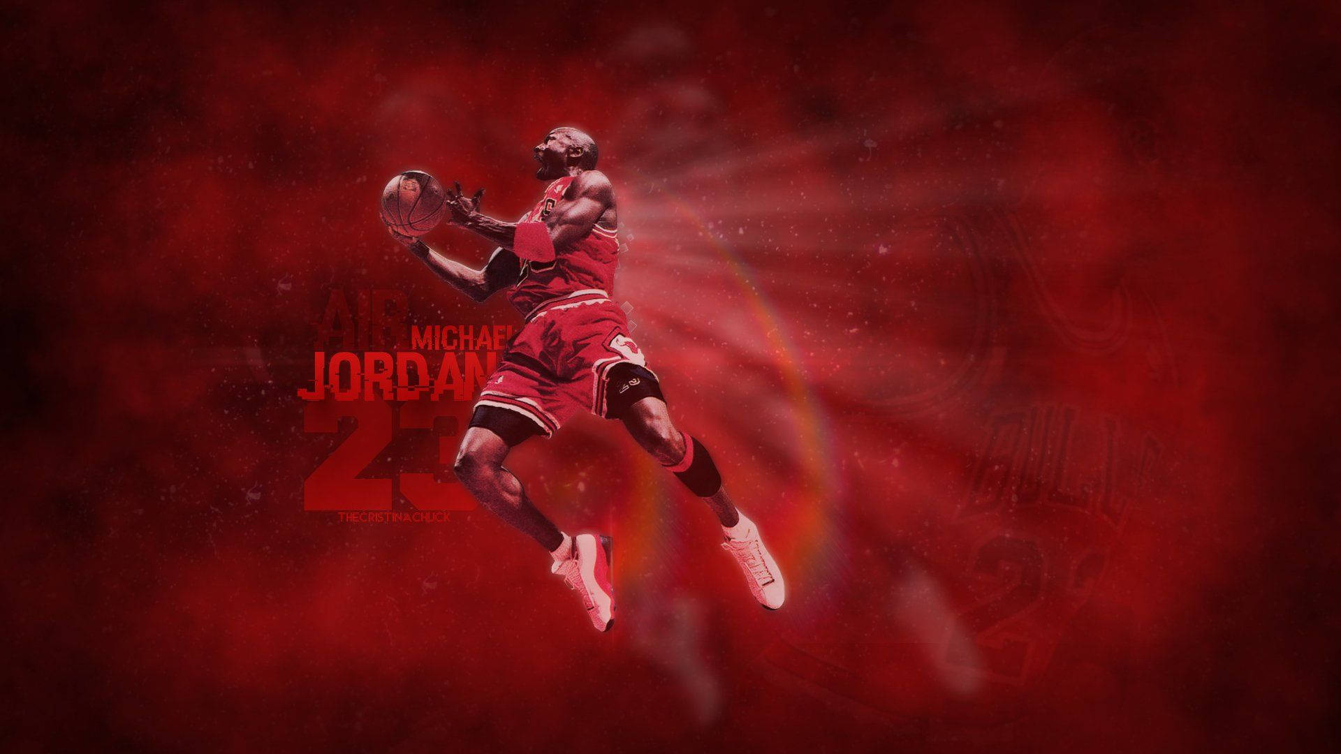 Michael Jordan Hd 23 Trademark Move Background