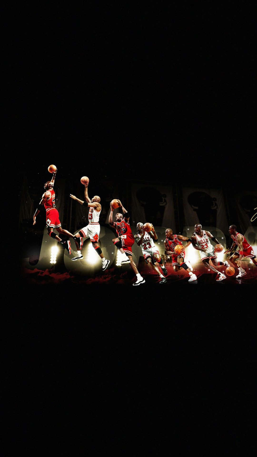 Michael Jordan Jumping Iphone Wallpaper Picture