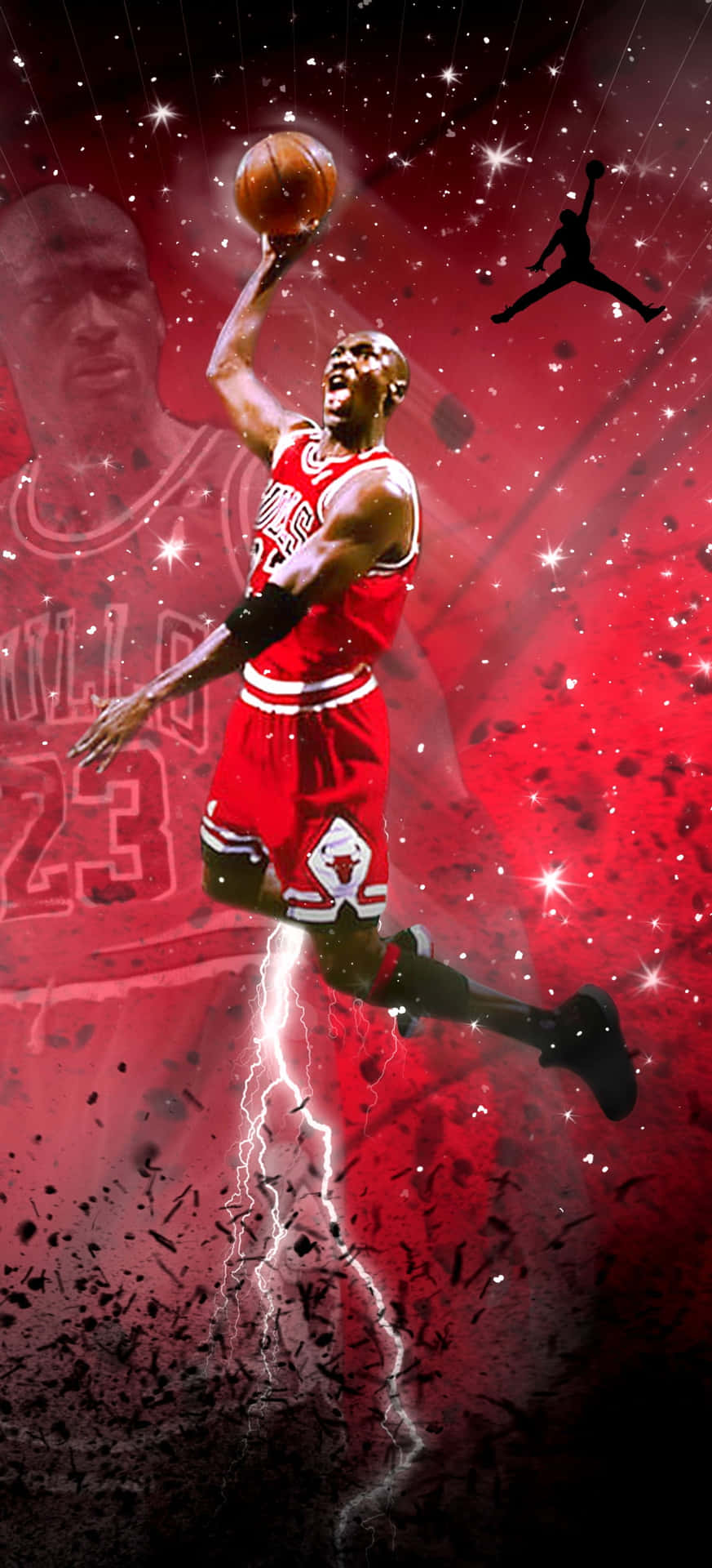 Michael Jordan rocker det seneste iPhone-cover. Wallpaper