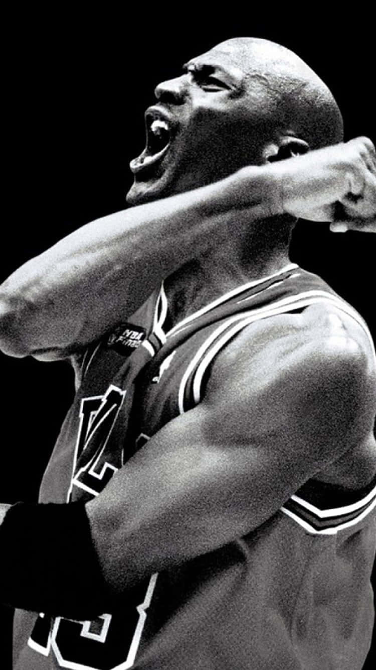 Få det seneste Michael Jordan Iphone tapet Wallpaper