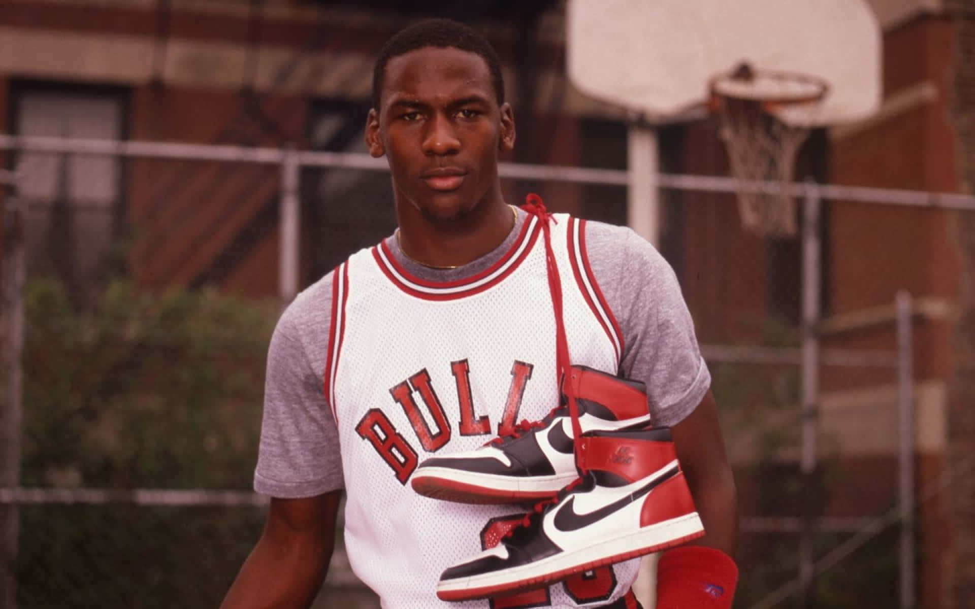 Download Michael Jordan Jersey - Sporty, Comfortable and Stylish Wallpaper