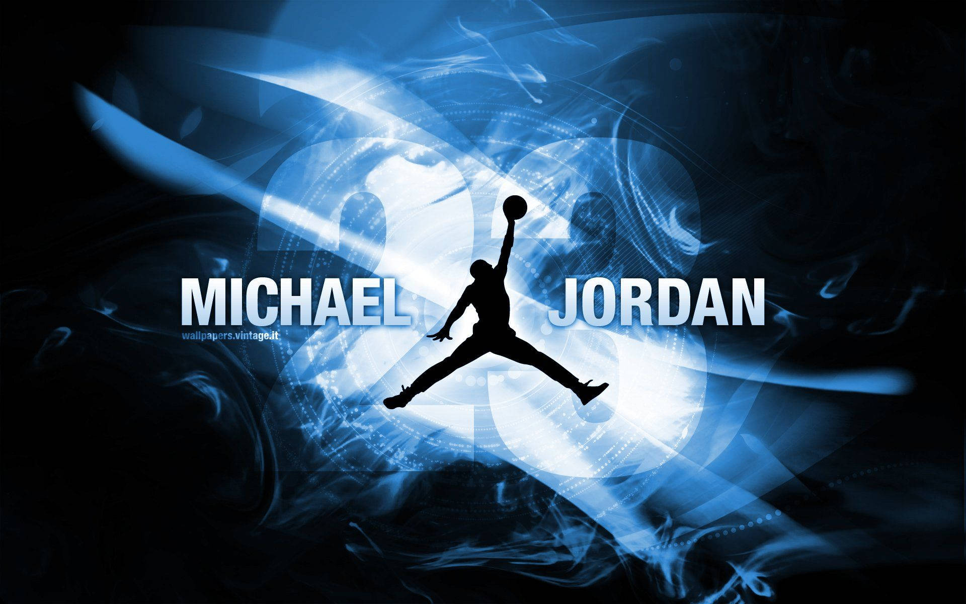 Michael Jordan shows off his legendary jumping ability Wallpaper