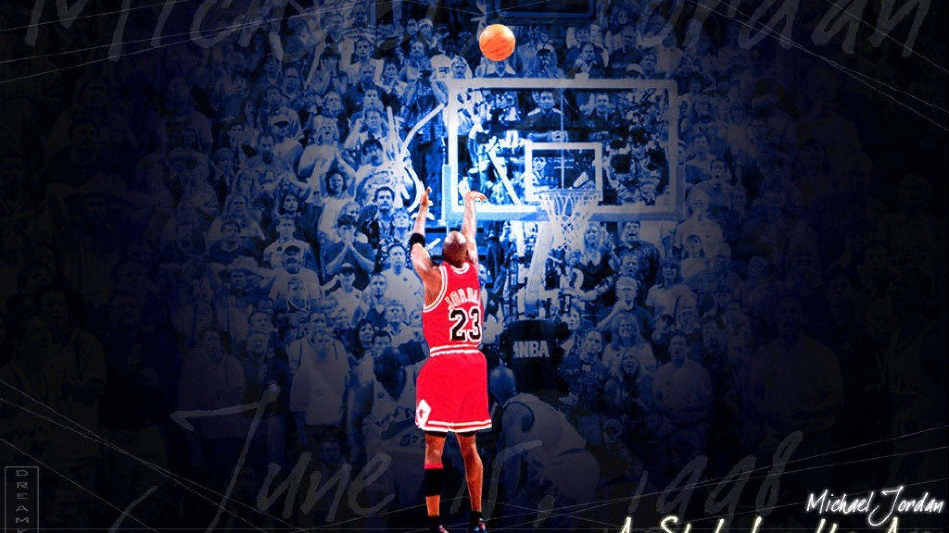 Michael Jordan seals the 1993 NBA Championship with a buzzer-beater! Wallpaper