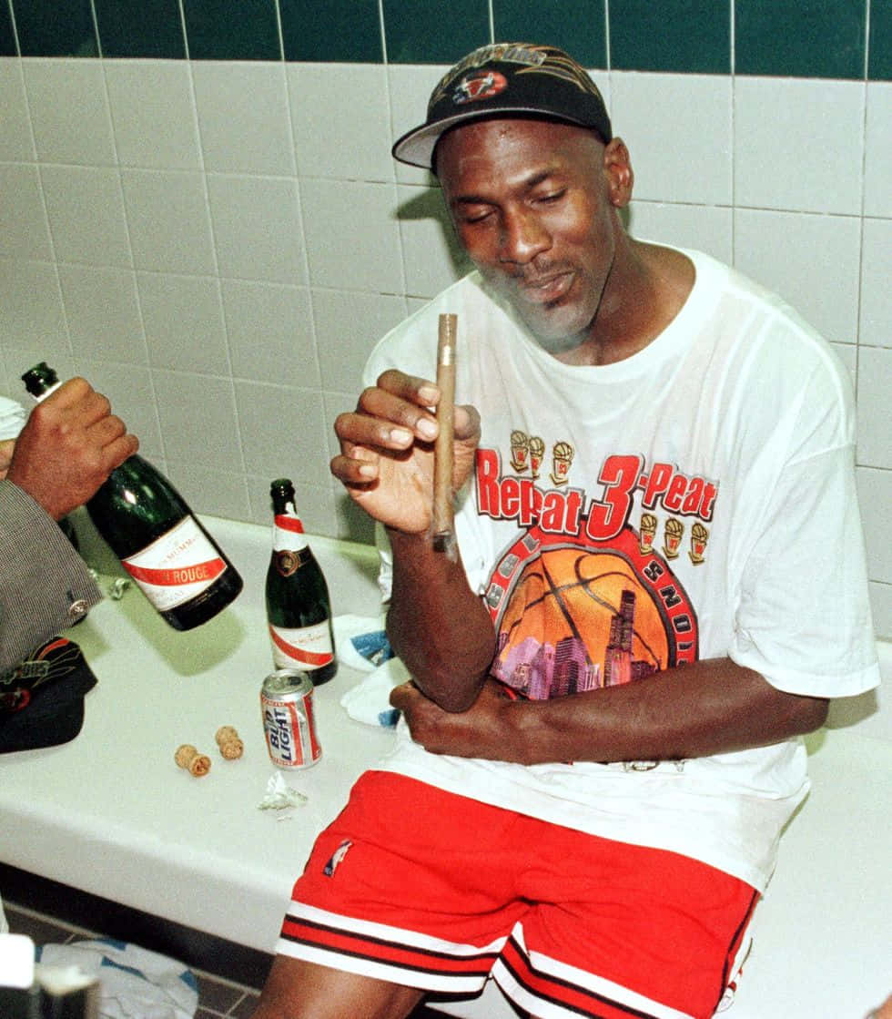 Legendary NBA player Michael Jordan