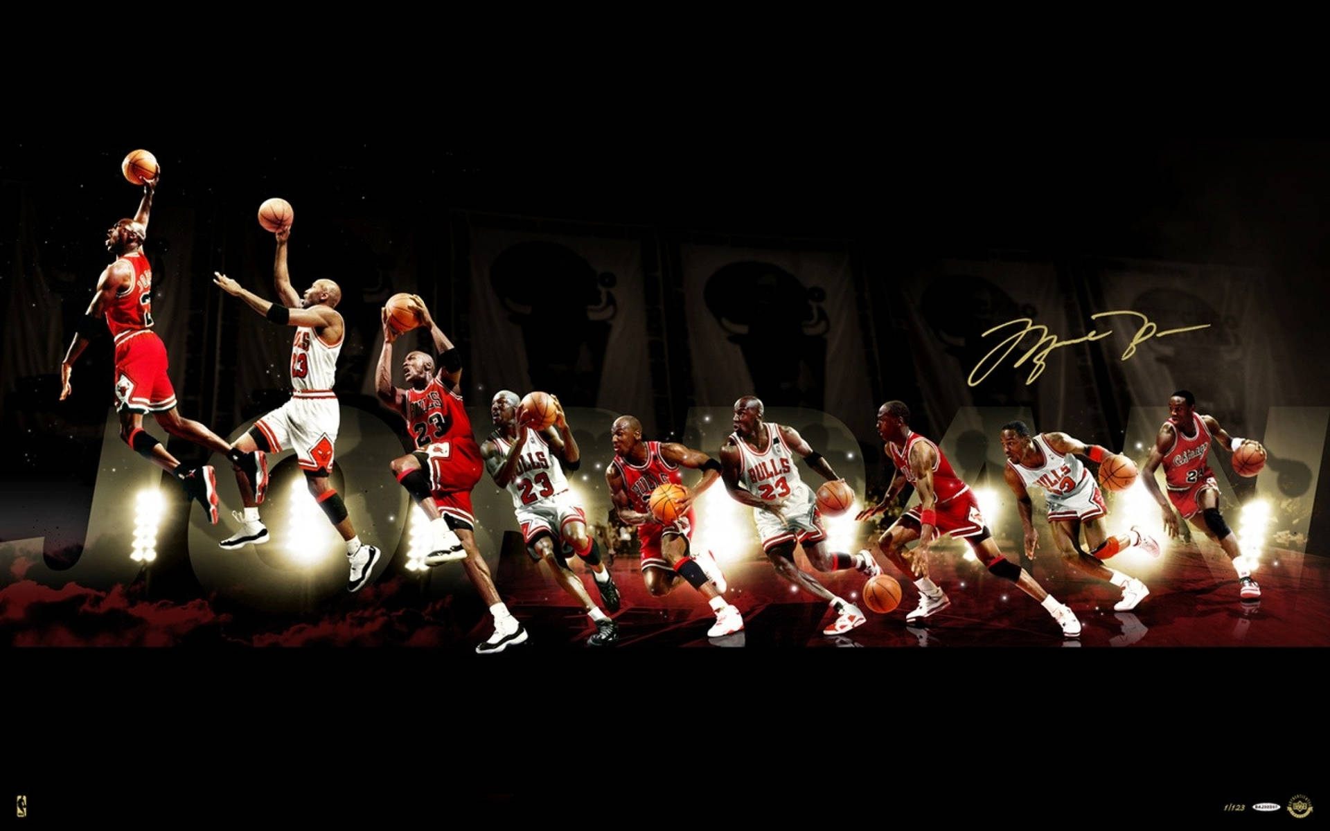 Michael Jordan Shoot Time-lapse Wallpaper
