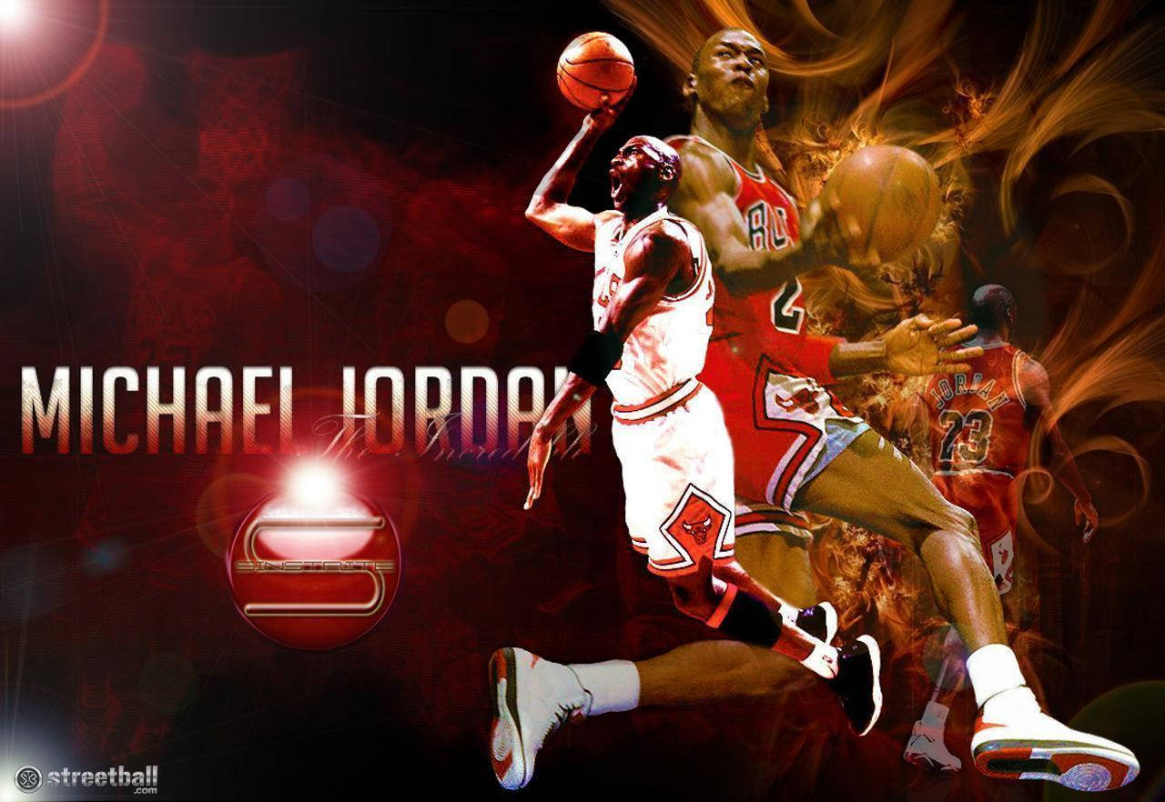 Michael Jordan Slam Dunk Logo Cover Picture