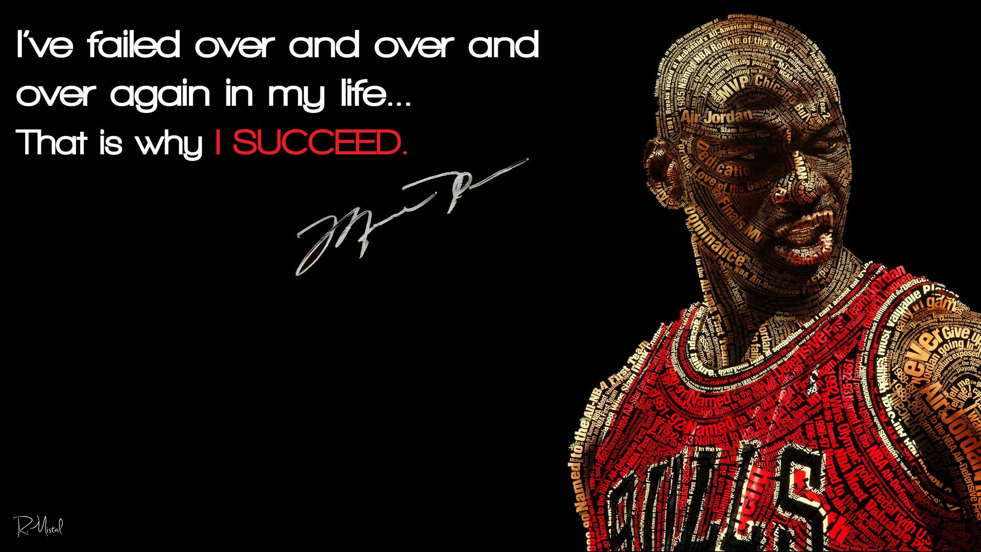 Michael Jordan Success Quote Wallpaper