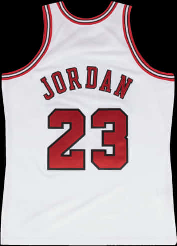 Michael Jordan23 Basketball Jersey PNG