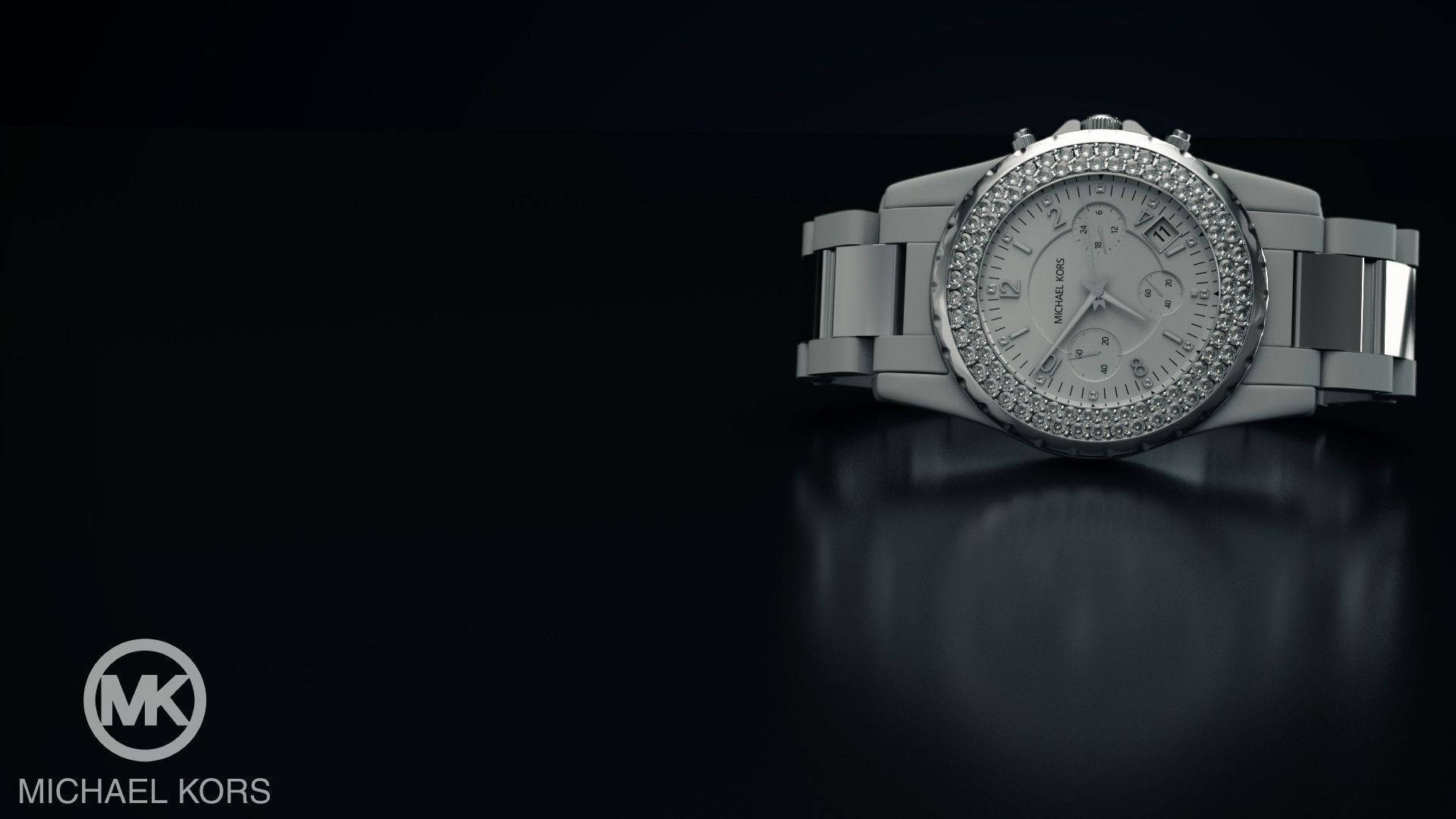 Michael Kors Watch Full Of Diamonds