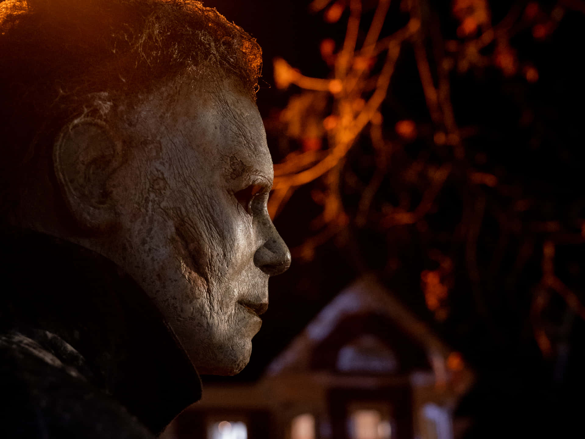 The terrifying image of horror movie icon Michael Myers