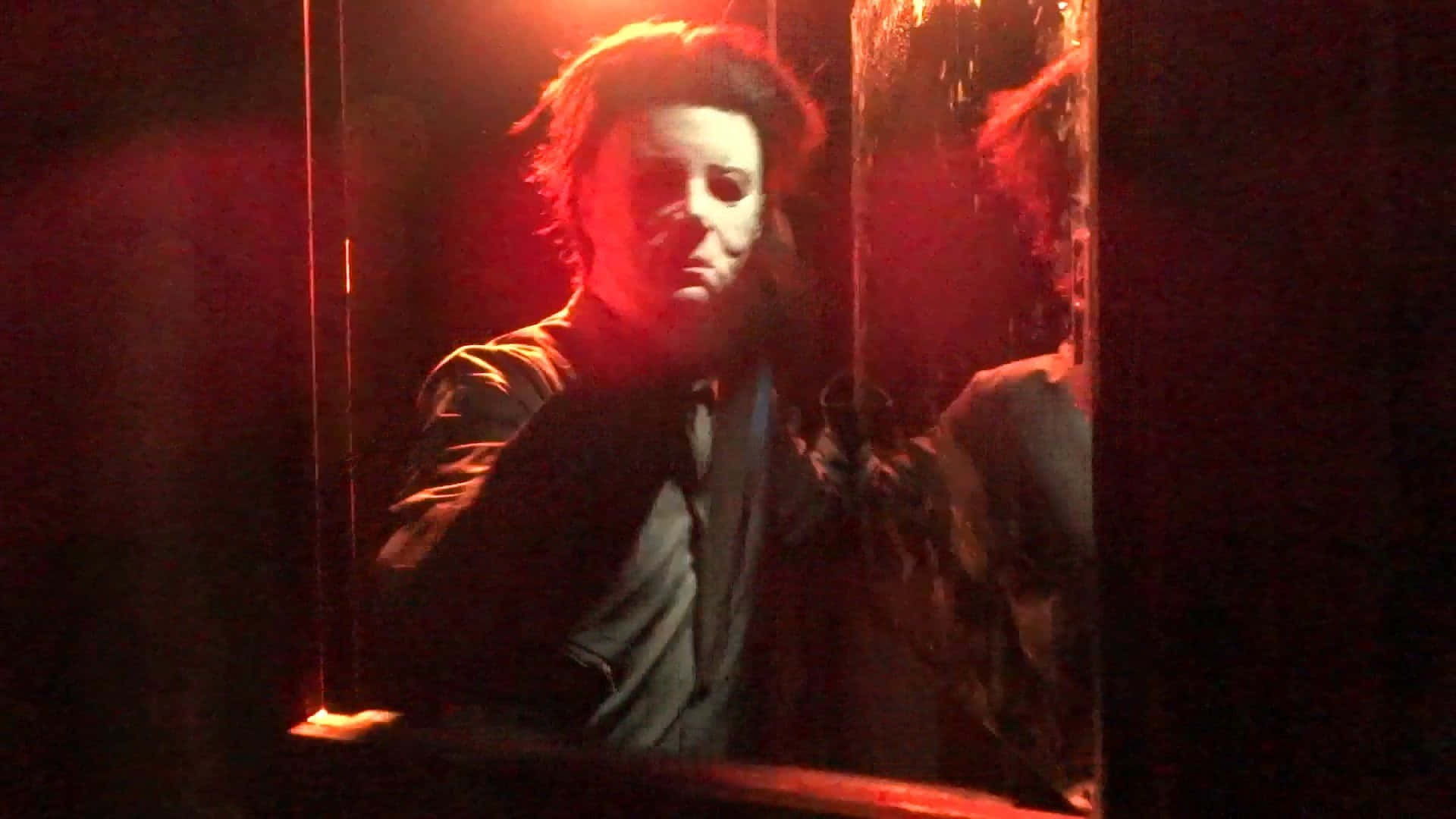 Michael Myers lurking in the shadows