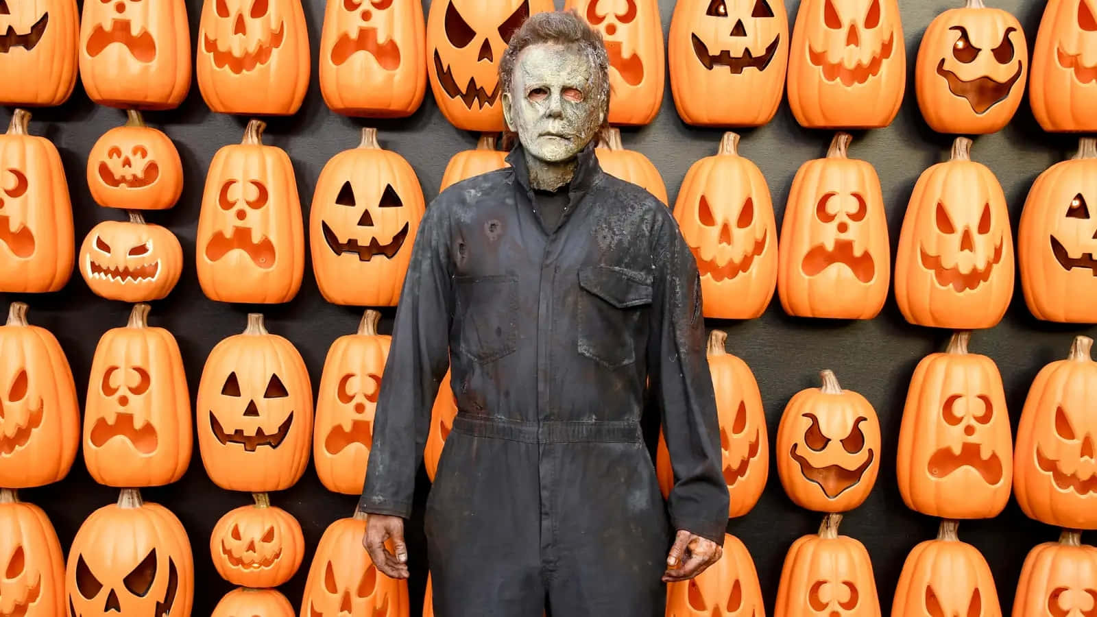 Michael Myers Halloween Ends Mur De Citrouilles Fond d'écran