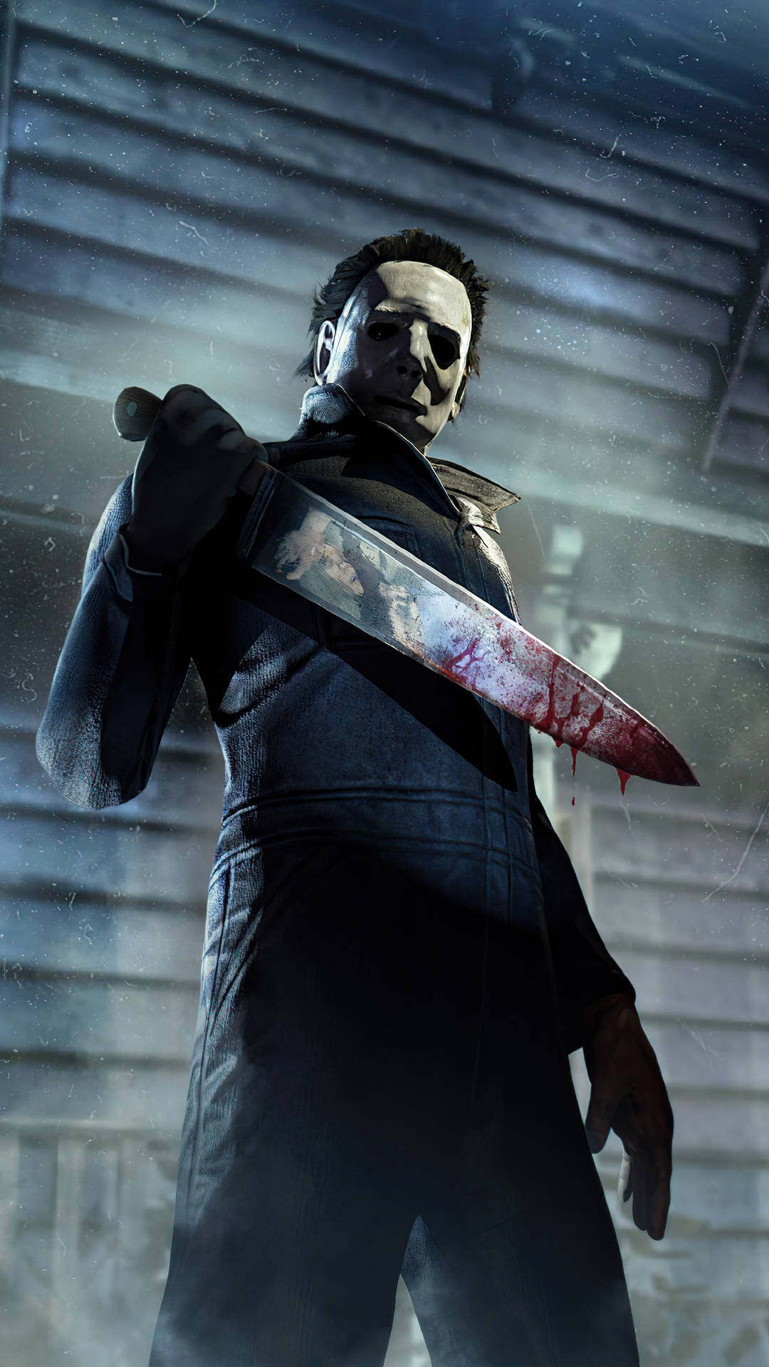 Bloody Knife Michael Myers iPhone Wallpaper