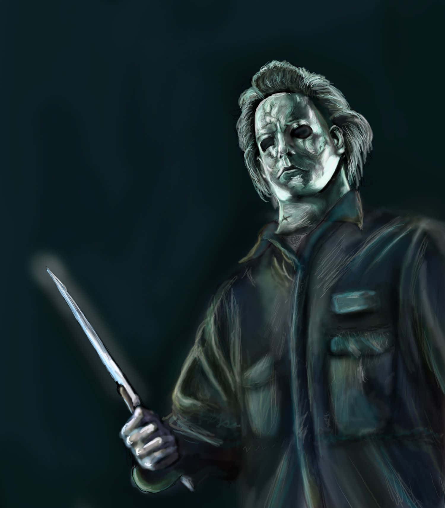 Your Phone, Now Booged Up By Michael Myers Wallpaper
