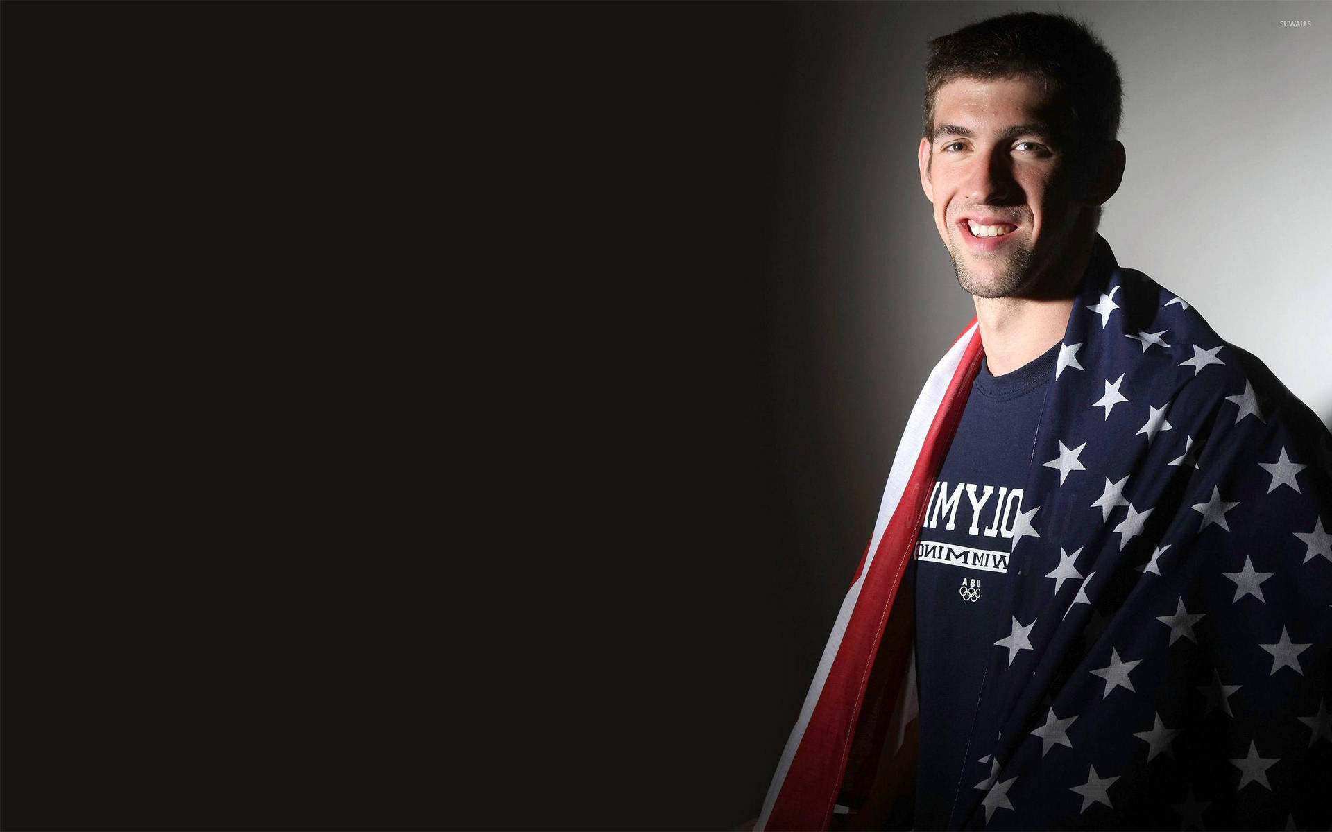 Michael Phelps Amerikansk Svømmer Wallpaper