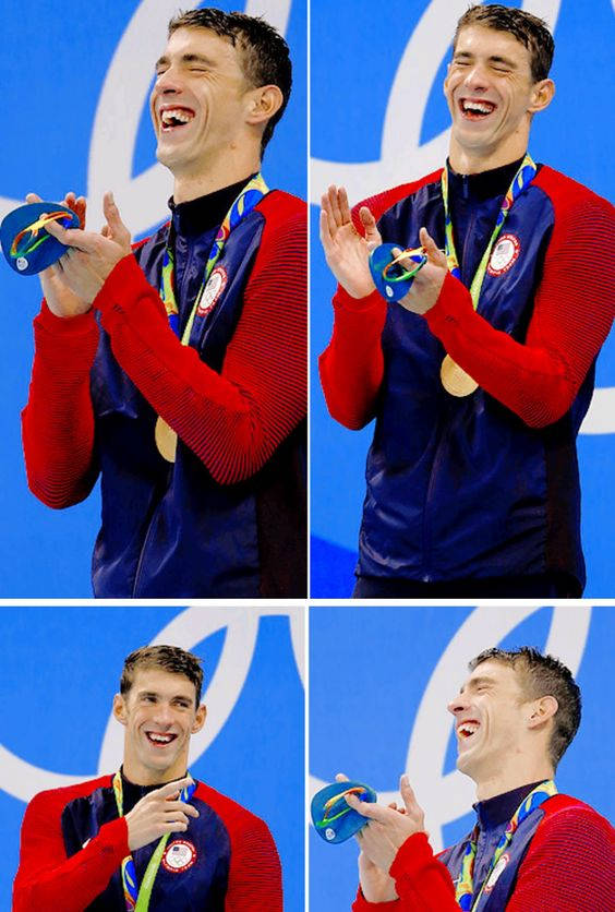 Michael Phelps Collage Wallpaper