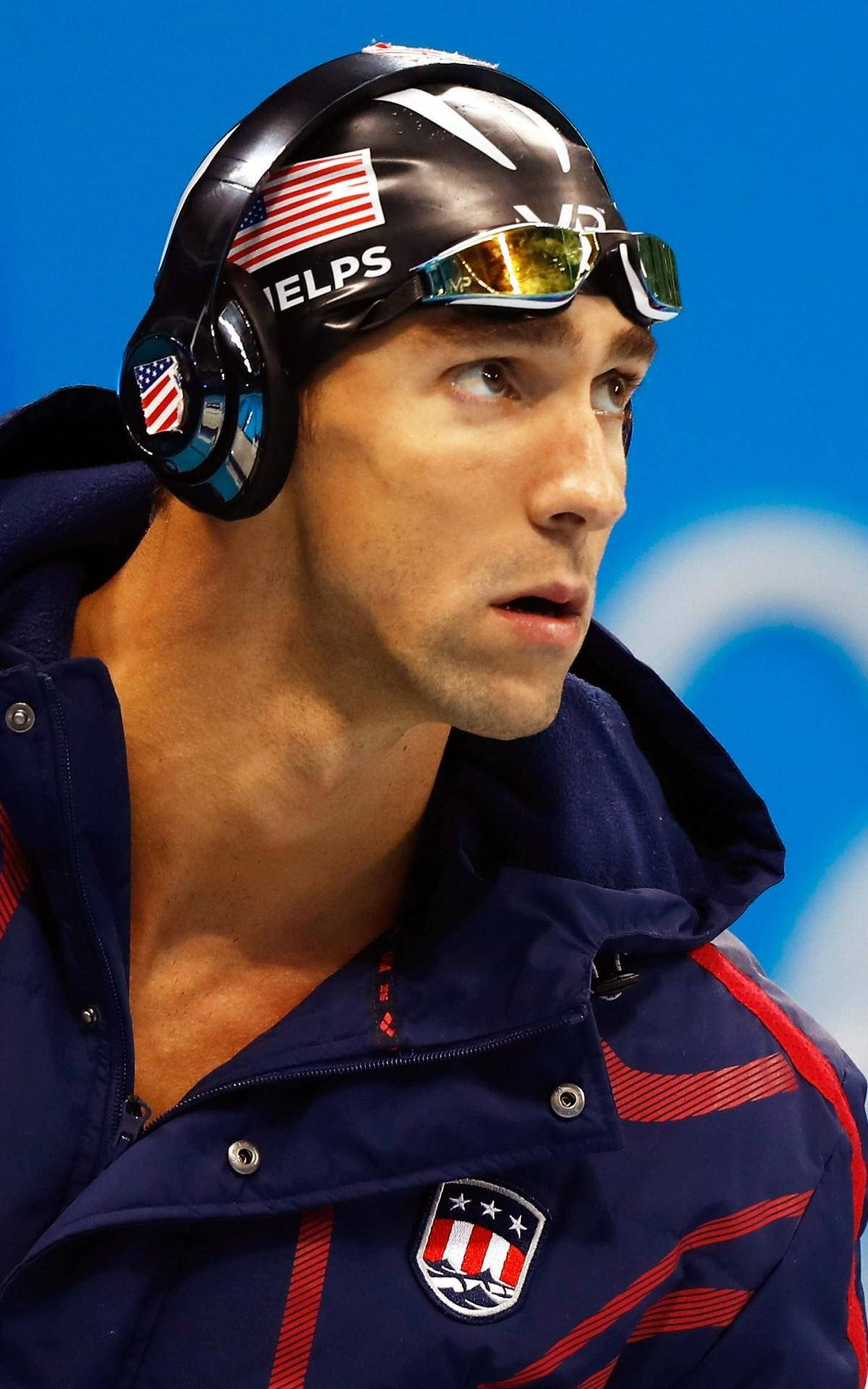 Michael Phelps Hovedtelefoner Wallpaper