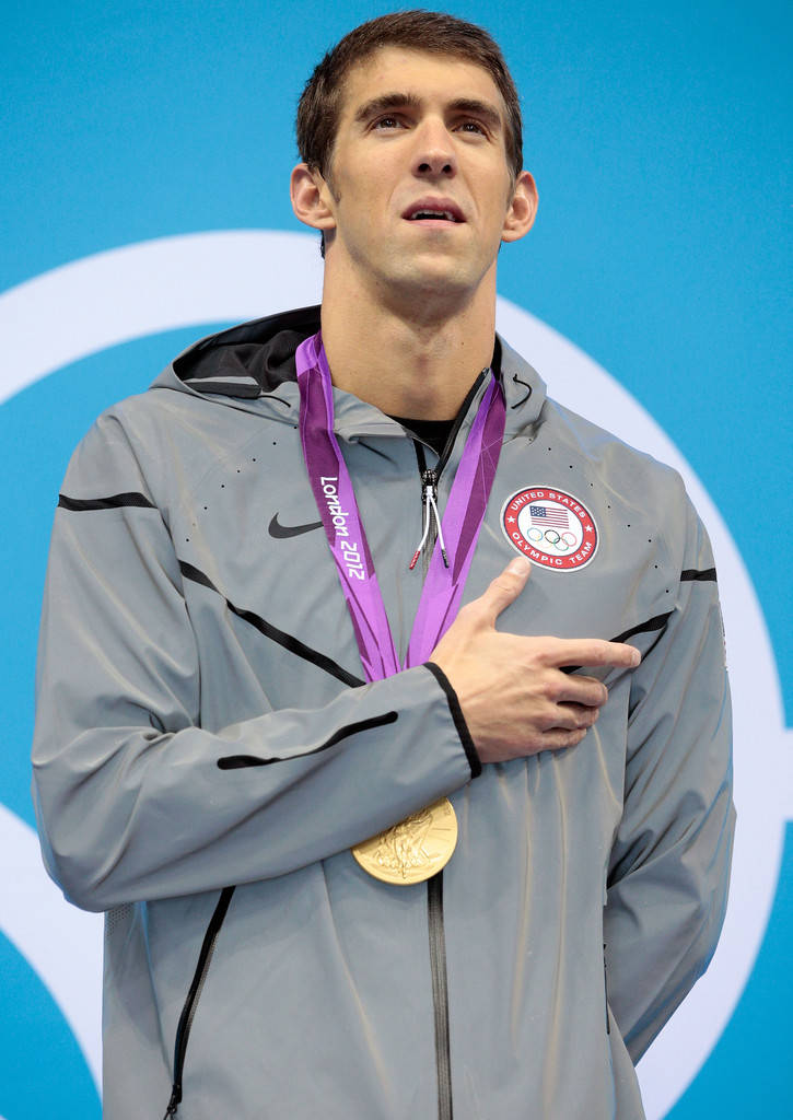 Hino Nacional De Michael Phelps Papel de Parede