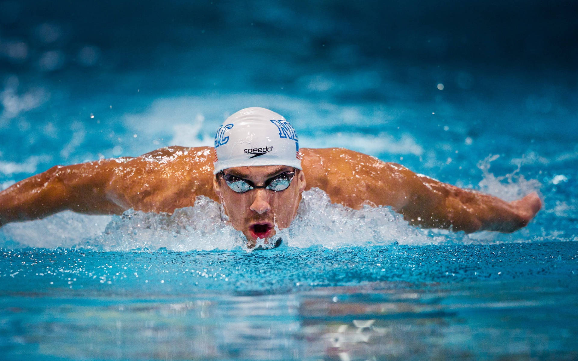 Michael Phelps Svømningsturnering Wallpaper