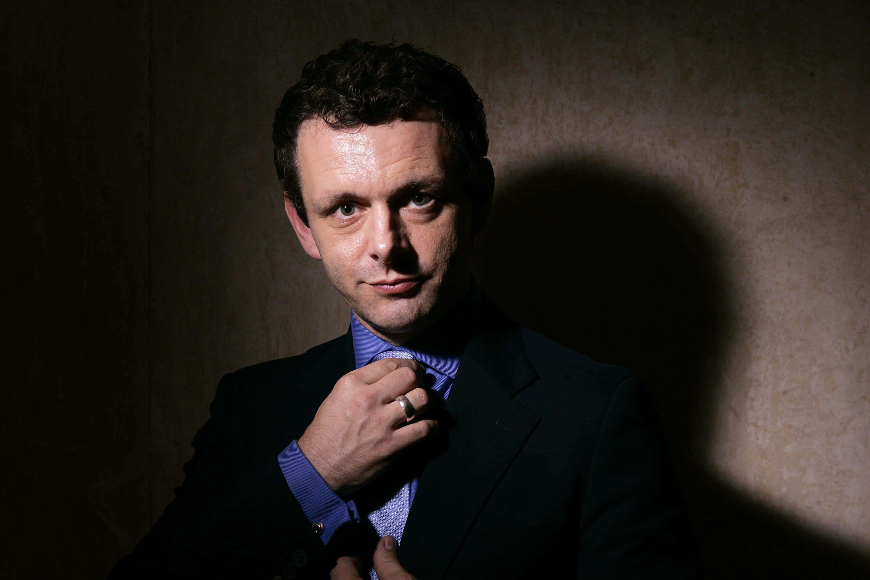 Actor Michael Sheen Showcases His Famed Charisma Wallpaper