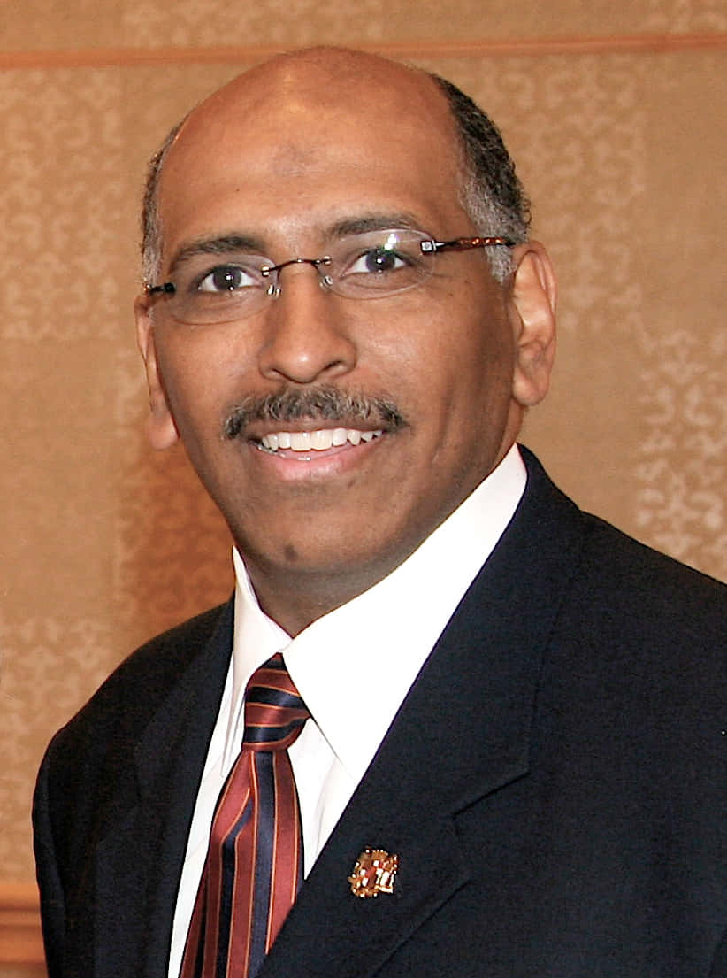 "michael Steele Addressing The Public At A Conference" Wallpaper