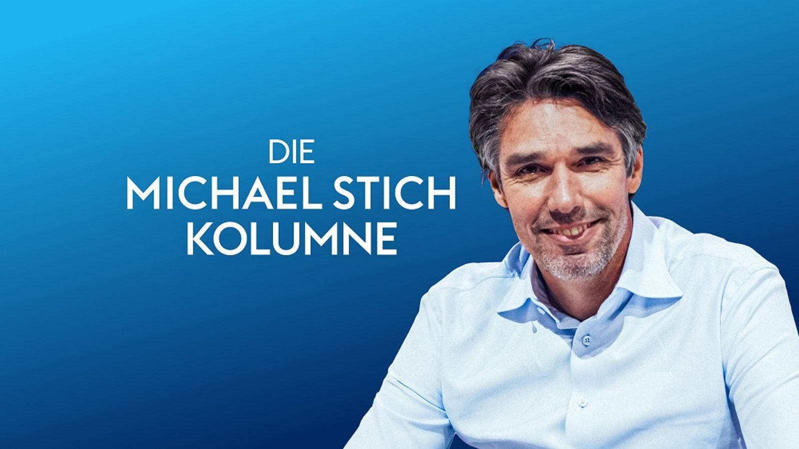 Michael Stich With Blue Background Wallpaper