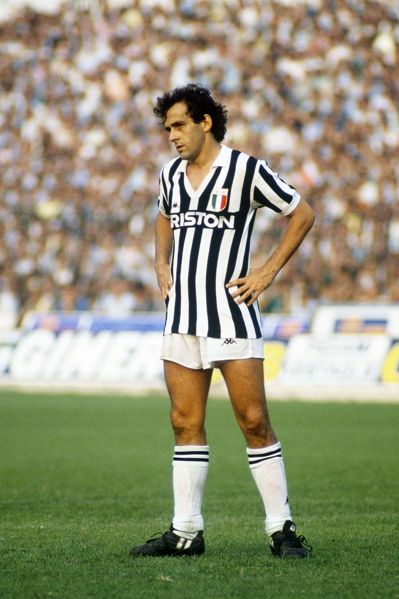 Michel Platini Game Face Football Photography Wallpaper