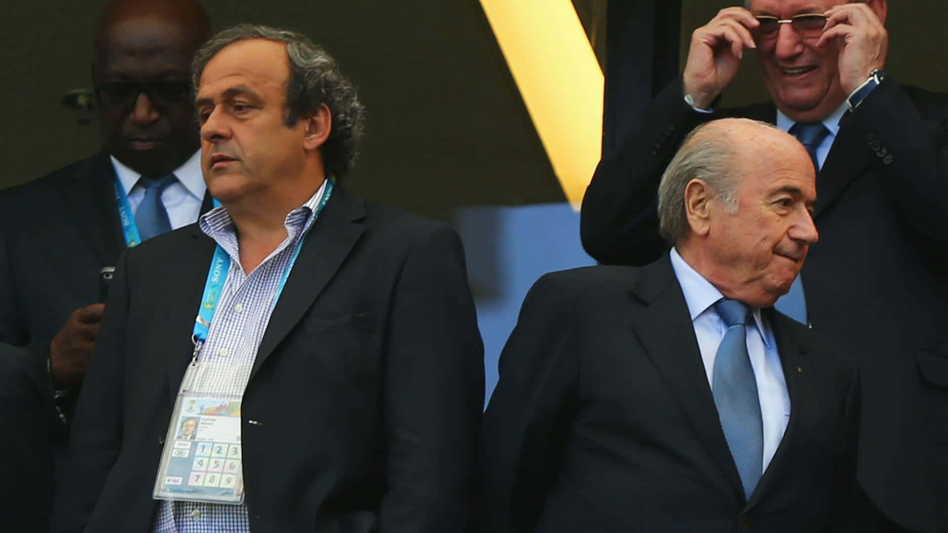 Michel Platini, Sepp Blatter, Forum Fotografering. Wallpaper