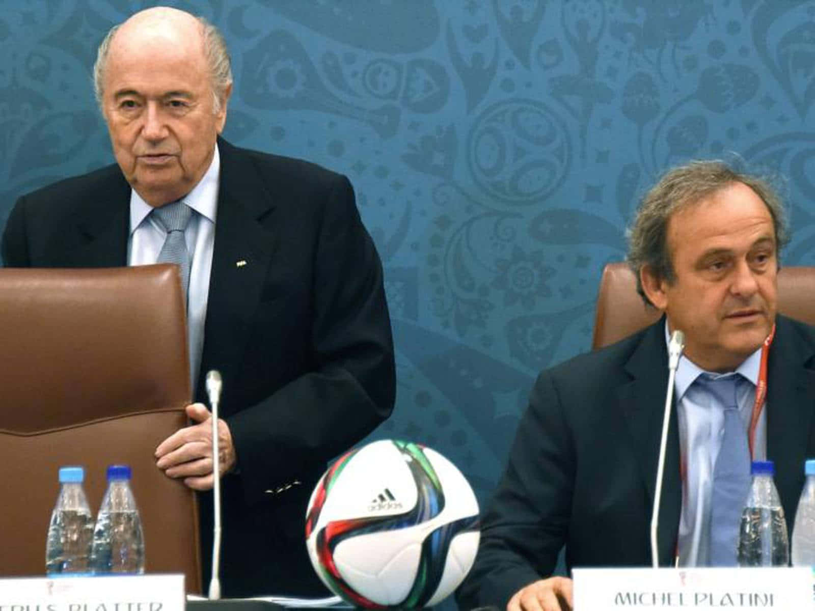 Michelplatini Sepp Blatter Foro Fotografía Fondo de pantalla